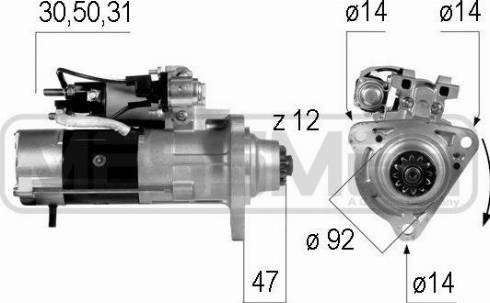 Messmer 220563A - Starter alexcarstop-ersatzteile.com