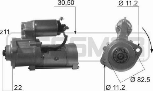 Messmer 220195A - Starter alexcarstop-ersatzteile.com