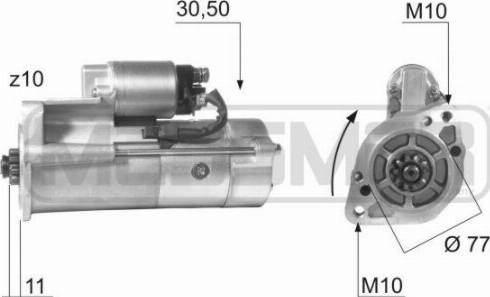 Messmer 220115A - Starter alexcarstop-ersatzteile.com