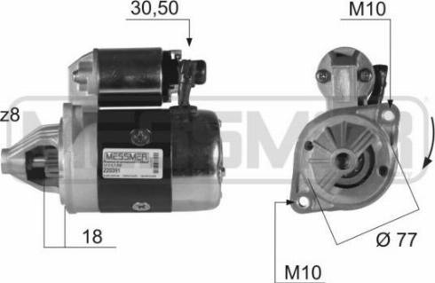 Messmer 220391A - Starter alexcarstop-ersatzteile.com