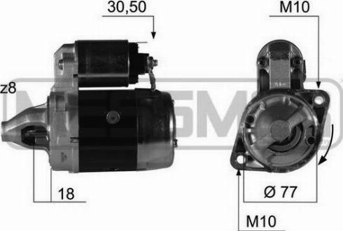 Messmer 220382A - Starter alexcarstop-ersatzteile.com