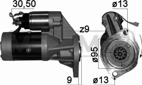 Messmer 220777A - Starter alexcarstop-ersatzteile.com