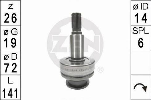 Messmer ZEN1808 - Ritzel, Starter alexcarstop-ersatzteile.com