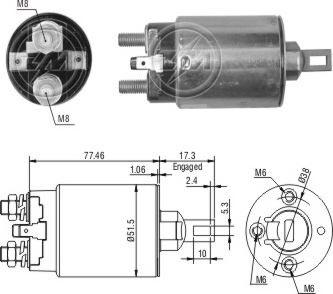 Messmer ZM1691 - Magnetschalter, Starter alexcarstop-ersatzteile.com