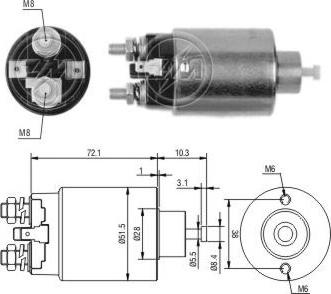 Messmer ZM1698 - Magnetschalter, Starter alexcarstop-ersatzteile.com