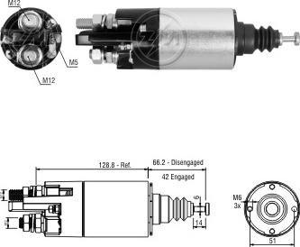 Messmer ZM842 - Magnetschalter, Starter alexcarstop-ersatzteile.com