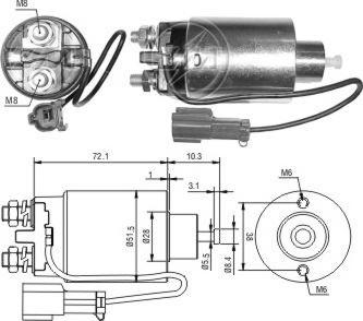 Messmer ZM792 - Magnetschalter, Starter alexcarstop-ersatzteile.com