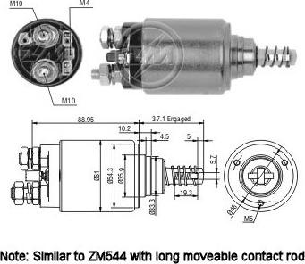 Messmer ZM744 - Magnetschalter, Starter alexcarstop-ersatzteile.com