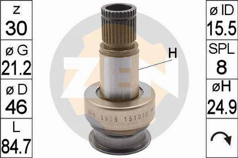 Messmer ZN1906 - Ritzel, Starter alexcarstop-ersatzteile.com