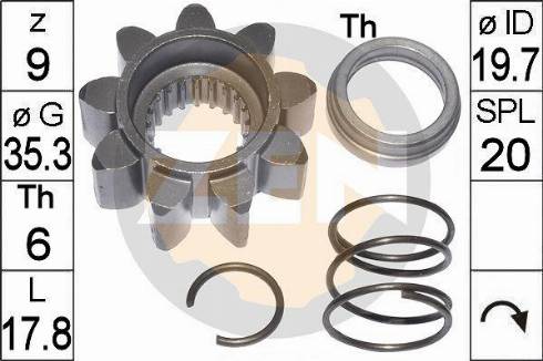 Messmer ZN12659 - Ritzel, Starter alexcarstop-ersatzteile.com