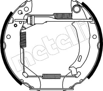 Metelli 51-0048 - Bremsbackensatz alexcarstop-ersatzteile.com