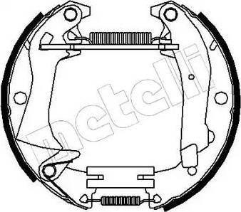 Metelli 510018 - Bremsbackensatz alexcarstop-ersatzteile.com