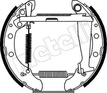 Metelli 51-0084 - Bremsbackensatz alexcarstop-ersatzteile.com