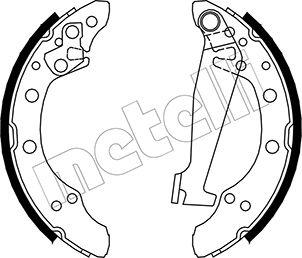 Metelli 53-0468 - Bremsbackensatz alexcarstop-ersatzteile.com