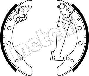 Metelli 53-0462 - Bremsbackensatz alexcarstop-ersatzteile.com