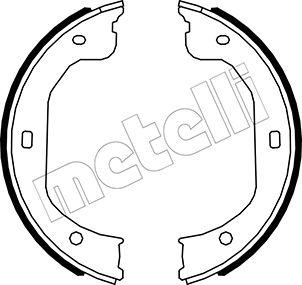 Metelli 53-0587 - Bremsbackensatz, Feststellbremse alexcarstop-ersatzteile.com