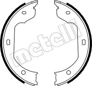 Metelli 53-0019 - Bremsbackensatz, Feststellbremse alexcarstop-ersatzteile.com