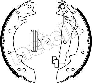 Metelli 53-0014 - Bremsbackensatz alexcarstop-ersatzteile.com