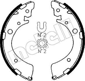 Metelli 53-0153 - Bremsbackensatz alexcarstop-ersatzteile.com