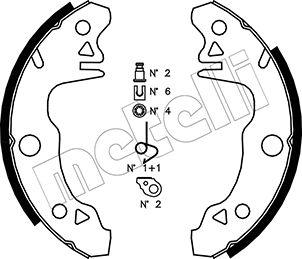 Metelli 53-0341K - Bremsbackensatz alexcarstop-ersatzteile.com