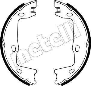 Metelli 53-0302 - Bremsbackensatz, Feststellbremse alexcarstop-ersatzteile.com