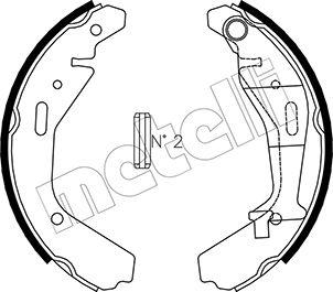 Metelli 53-0318 - Bremsbackensatz alexcarstop-ersatzteile.com