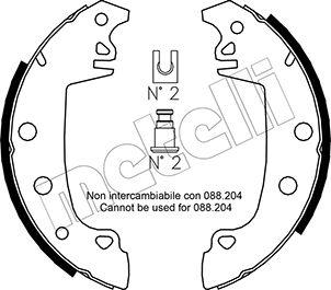 Metelli 53-0324 - Bremsbackensatz alexcarstop-ersatzteile.com