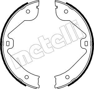 Metelli 53-0244 - Bremsbackensatz, Feststellbremse alexcarstop-ersatzteile.com