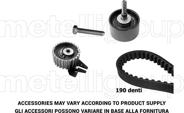 Metelli 29-0042 - Zahnriemensatz alexcarstop-ersatzteile.com