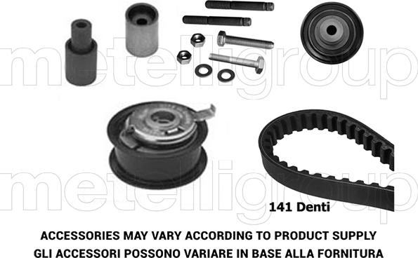 Metelli 29-0016 - Zahnriemensatz alexcarstop-ersatzteile.com