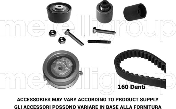 Metelli 29-0088 - Zahnriemensatz alexcarstop-ersatzteile.com