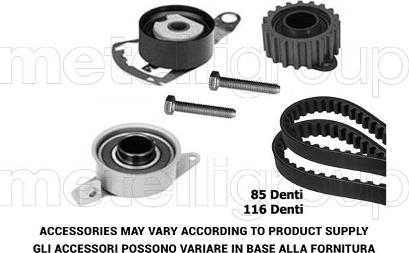 Metelli 29-0155 - Zahnriemensatz alexcarstop-ersatzteile.com