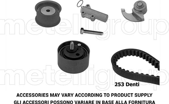 Metelli 29-0178 - Zahnriemensatz alexcarstop-ersatzteile.com