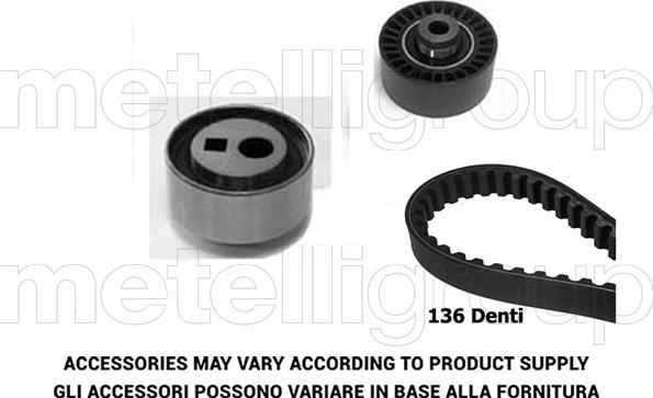 Metelli 29-0364 - Zahnriemensatz alexcarstop-ersatzteile.com