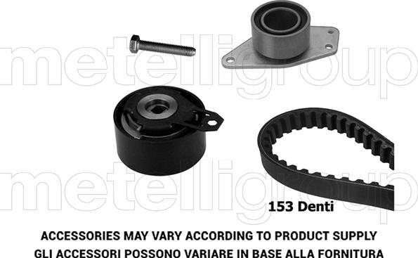 Metelli 29-0366 - Zahnriemensatz alexcarstop-ersatzteile.com