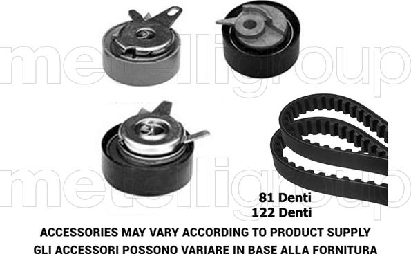 Metelli 29-0362 - Zahnriemensatz alexcarstop-ersatzteile.com