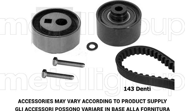 Metelli 29-0241 - Zahnriemensatz alexcarstop-ersatzteile.com