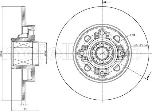 Metelli 23-1394 - Bremsscheibe alexcarstop-ersatzteile.com