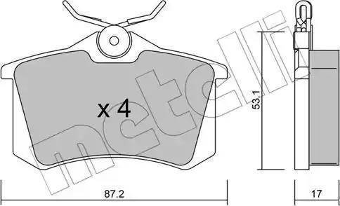 Lemförder 20553 04 - Bremsbelagsatz, Scheibenbremse alexcarstop-ersatzteile.com