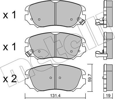 Metelli 22-0841-0 - Ölfilter alexcarstop-ersatzteile.com