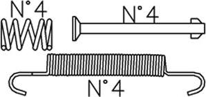 Metelli K393 - Zubehörsatz, Bremsbacken alexcarstop-ersatzteile.com