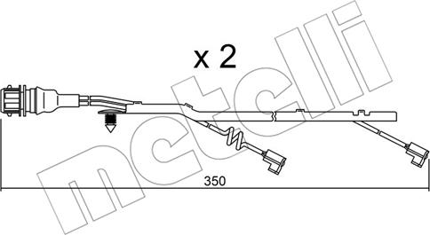 Metelli SU.182K - Warnkontakt, Bremsbelagverschleiß alexcarstop-ersatzteile.com