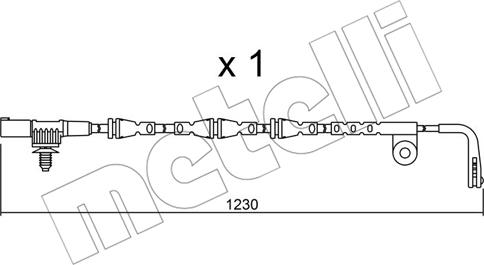 Metelli SU.255 - Warnkontakt, Bremsbelagverschleiß alexcarstop-ersatzteile.com