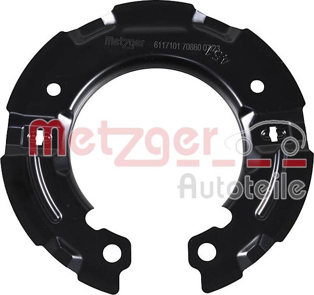 Metzger 6117101 - Bremsträgerplatte alexcarstop-ersatzteile.com