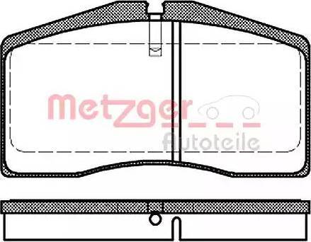 Metzger 1170728 - Bremsbelagsatz, Scheibenbremse alexcarstop-ersatzteile.com