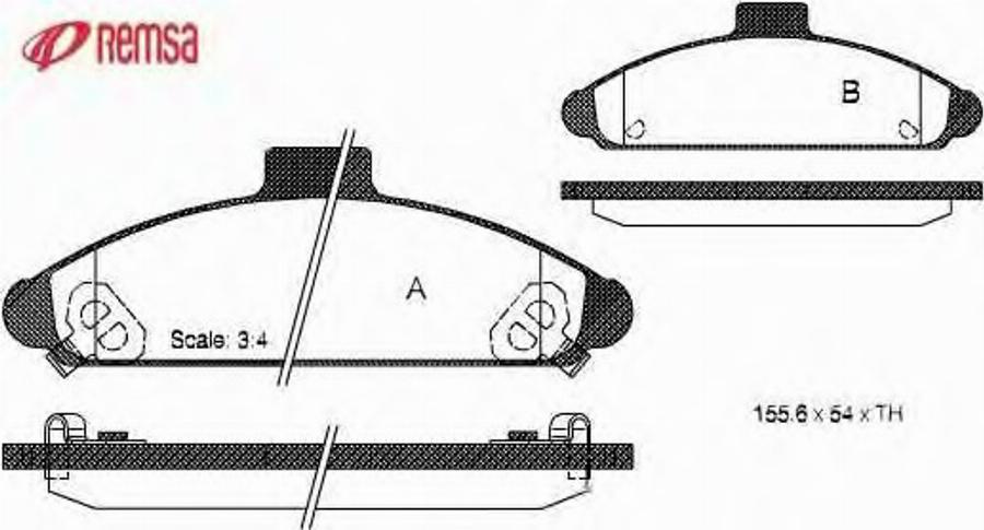 Metzger 040402 - Bremsbelagsatz, Scheibenbremse alexcarstop-ersatzteile.com