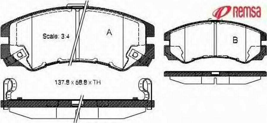 Metzger 042522 - Bremsbelagsatz, Scheibenbremse alexcarstop-ersatzteile.com