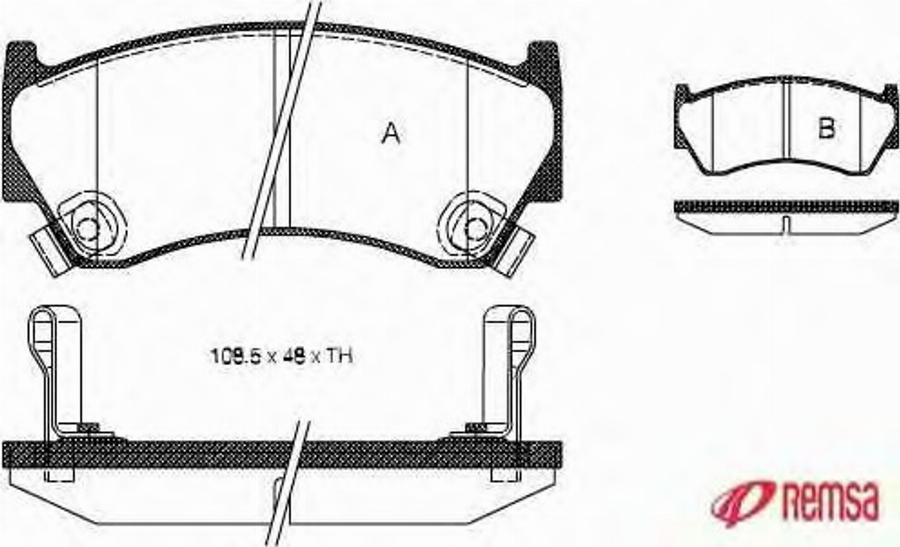 Metzger 0592.02 - Bremsbelagsatz, Scheibenbremse alexcarstop-ersatzteile.com