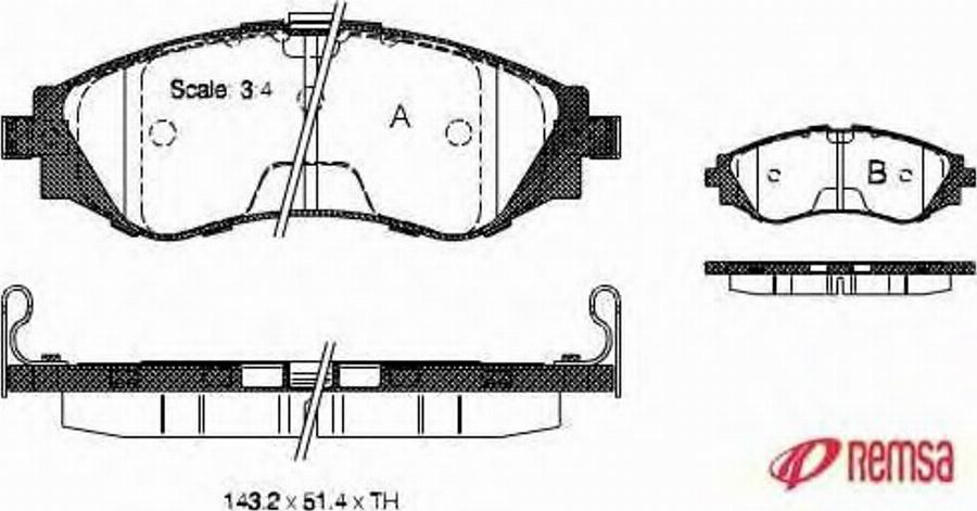 Metzger 064502 - Bremsbelagsatz, Scheibenbremse alexcarstop-ersatzteile.com