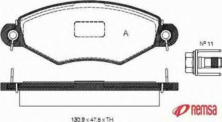 Metzger 0643.10 - Bremsbelagsatz, Scheibenbremse alexcarstop-ersatzteile.com